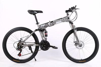 BeGasso 26 Inch Cycle Adult Foldable Mountain Bike Bicycle Racing Disc Brakes