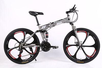 BeGasso 26 Inch Cycle Adult Foldable Mountain Bike Bicycle Racing Disc Brakes