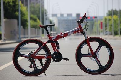 BeGasso 26 Inch Cycle Adult Foldable Mountain Bike Bicycle Racing Disc Brakes