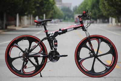 BeGasso 26 Inch Cycle Adult Foldable Mountain Bike Bicycle Racing Disc Brakes