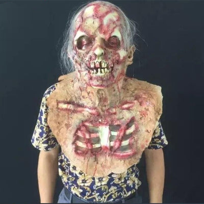 Halloween Horror Mask Latex Scary Mask Cosplay Party Mask Face Horror Ghost Mask
