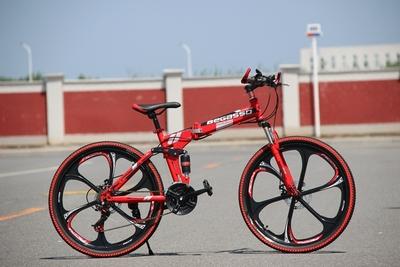 BeGasso 26 Inch Cycle Adult Foldable Mountain Bike Bicycle Racing Disc Brakes