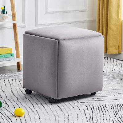 Rubik Cube Sofa Stool Dining Stool 5 piece Folding Stool Space Saving