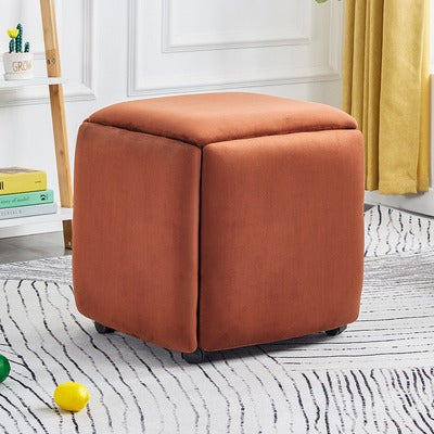 Rubik Cube Sofa Stool Dining Stool 5 piece Folding Stool Space Saving