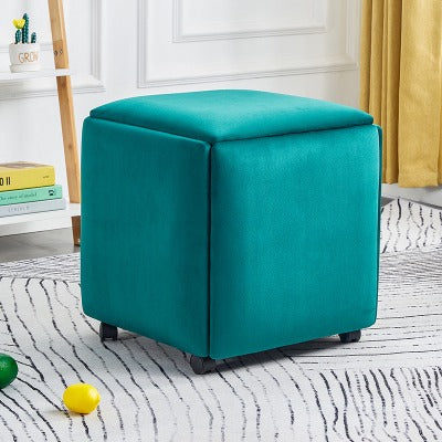 Rubik Cube Sofa Stool Dining Stool 5 piece Folding Stool Space Saving