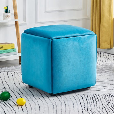 Rubik Cube Sofa Stool Dining Stool 5 piece Folding Stool Space Saving